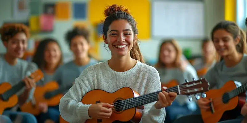 Czy chwyty na ukulele są takie same jak na gitarę?