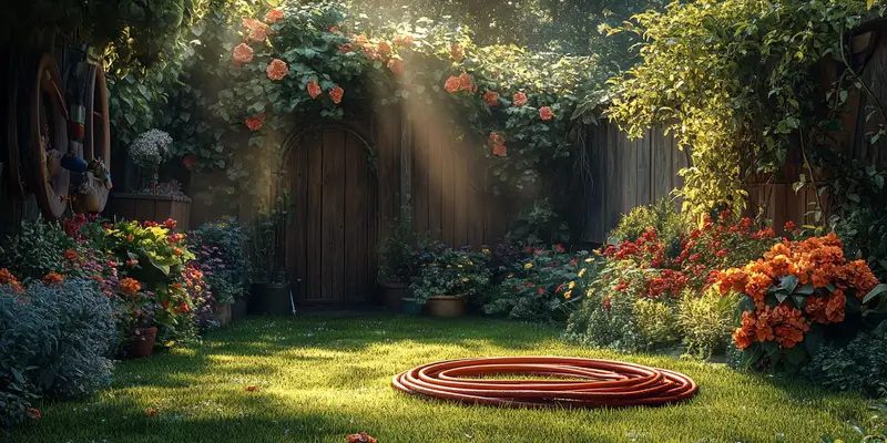 Jak nawinąć wąż ogrodowy na wózek?