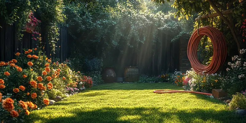 Jak zrobić wieszak na wąż ogrodowy?