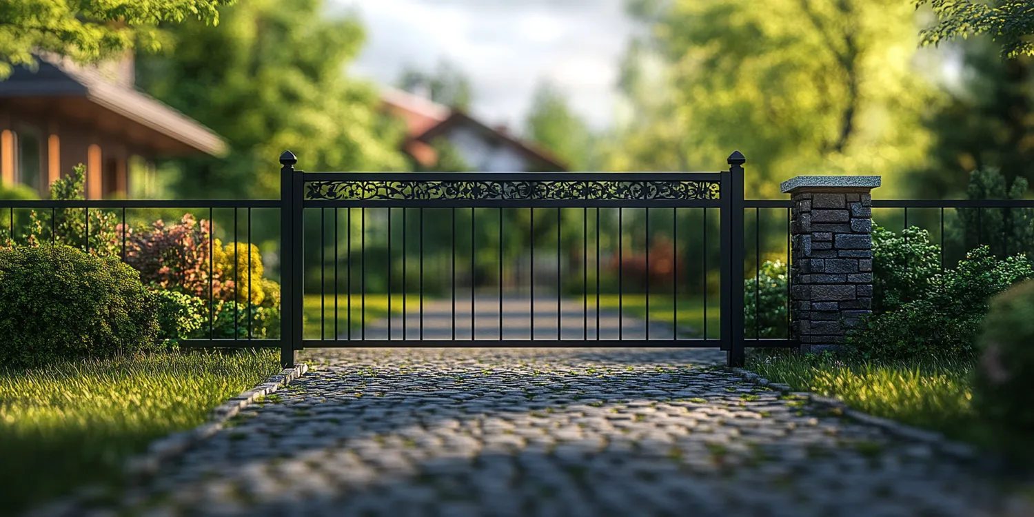 Metallzaun aus Polen